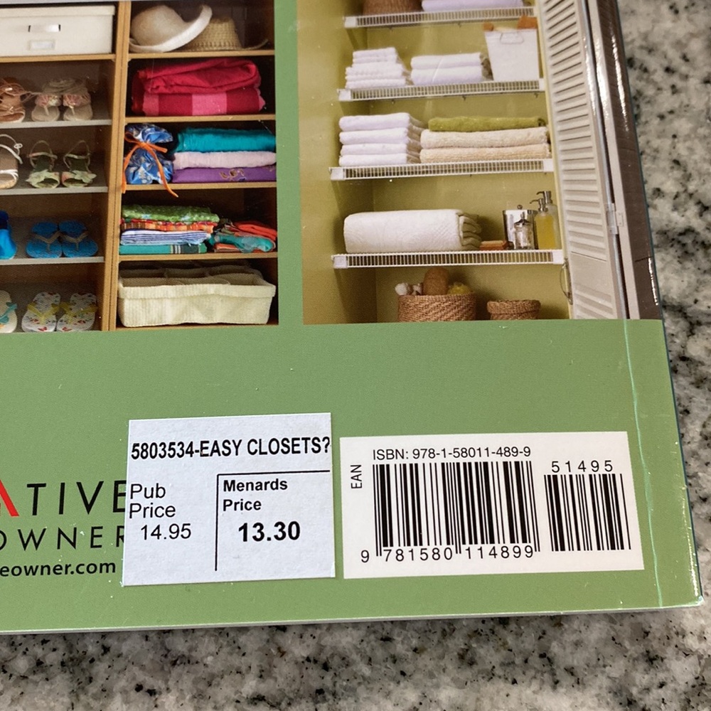 Creative Closets Easy Closets Storage Guide Book! - Picture 3 of 10